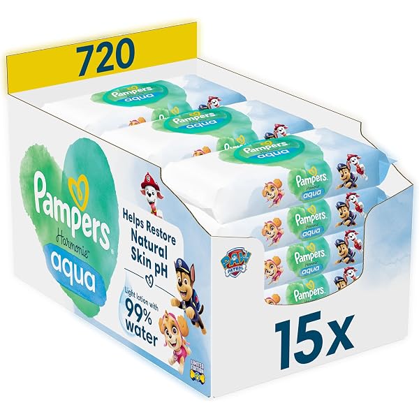 Huggies Pure Baby Feuchttücher – 10er Pack (720 Tücher), Sanft & Hygienisch Verpackt