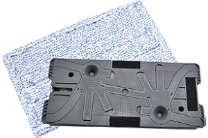 FSPRODUKTE Piastra di ricambio – Supporto per panno + 1 panno per la pulizia adatto per aspirapolvere Vorwerk Folletto SP600 SP 600 e aspirapolvere a batteria Vorwerk SPB100 SPB 100