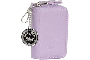 SKPAT - Porta Llaves con Cierre Cremallera para Hombre de Polipiel. Llavero Organizador Llaves con Protección Anti Escaneo RFID. Portalleves Calidad Funda Llaves