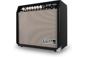Rocktile GA-30 Mark Gitarrenverstärker (30 Watt Gitarrencombo, 2 Kanäle (Clean/Drive), 8" Speaker, mit Hall-Effekt schwarz