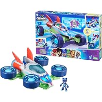 Les PJ Masks Extra-Totem Truck, Transformable Preschool Toy with 2 Cars, 2 Articulated Figures 7.5 cm and More, for Children Aged 3 and Above