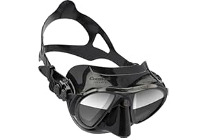 Cressi Nano Mask - Maschera Subacquea Professionale - Disponibile in Silicone Trasparente Crystal di Ottima Qualita
