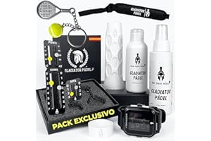 GLADIATOR PADEL Cadeau original pour les amateurs de padel | Choisissez parmi 3 options de pack cadeau | Accessoires de padel homme et femme | Idée parfaite de cadeaux de padel pour tous les fans de padel