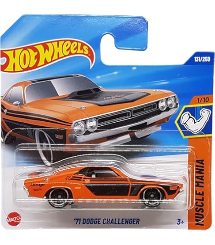Hot Wheels 71 Dodge Charger 2パック 5点セット Hot Wheels - '71 Dodge Charger (Red) - Muscle Mania, Mopar 12 - 5