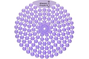 Alwees Fresh Bubble Urinal Mats | Anti-Splash Urinal Screen | Urine Smell Remover | Lasting Cotton Fragrance Over 30 Days | Urinal Pads for Cafés, Schools & More | Adults & Kids Urinals | 10-Pack