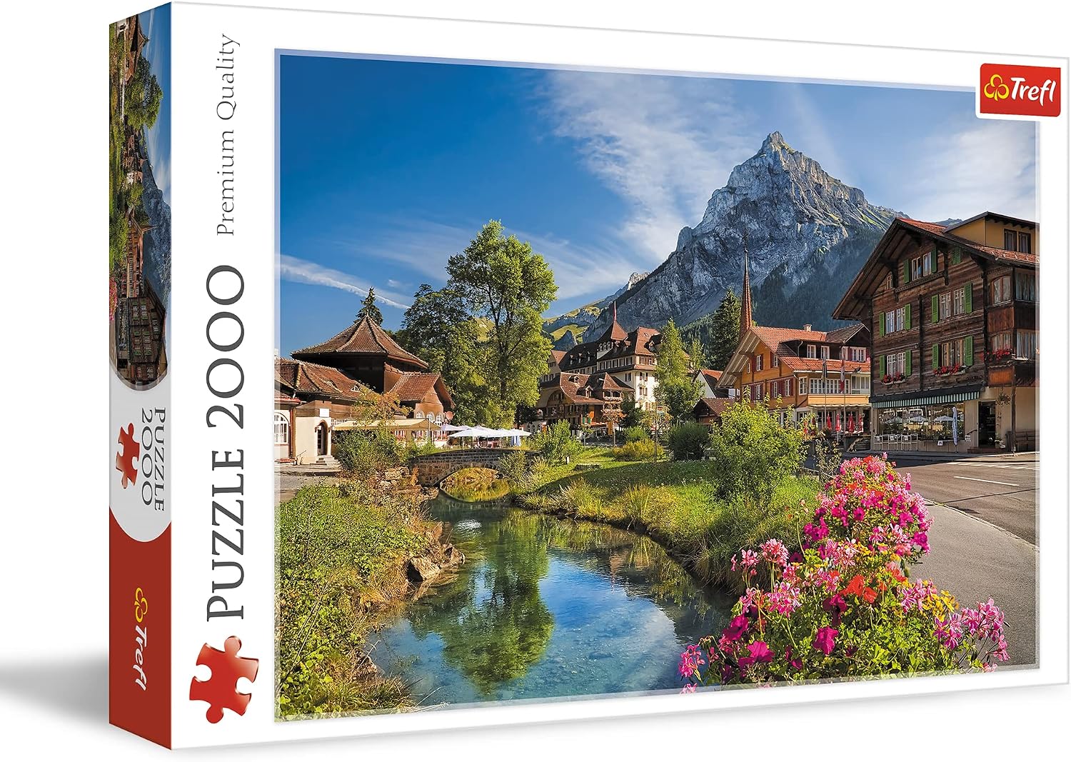Trefl, Puzzle, Alpes en el Verano, de 2000 Piezas, Adultos y niños a Partir de 12 años