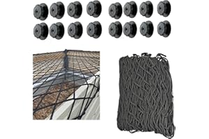 Anhängernetz mit Befestigung Rundknöpfen 20St von all-around24® (125 x 210cm bis 200 x 300 cm)