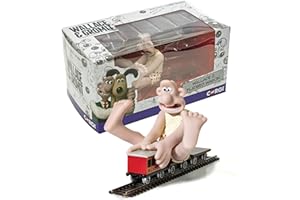 Corgi - CC80604 - Jouet de Train Moulé sous Pression, Wallace et Gromit, Le Mauvais Pantalon, Wallace et Wagon à Plat, Cadeaux de Train pour Hommes, Femmes et Enfants