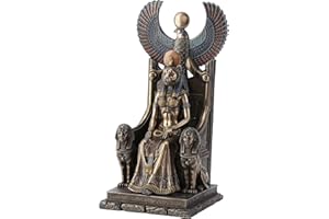 VERONESE DESIGN VERONESE Estatua de la Diosa egipcia Antigua de la curación Sekhmet sentada en el Trono