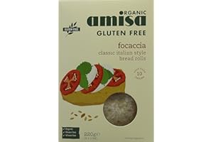 Amisa Vitality Focaccia Rolls-White Organic Glutenfree, 220g