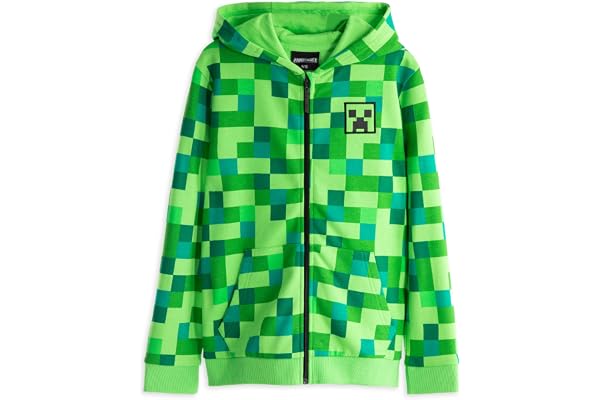 Minecraft Creeper huvtröja för pojkar