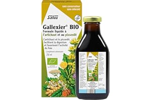 Salus Gallexier Bio - Complément Alimentaire Liquide à Base de Pissenlit et d'Artichaut et 12 Extraits Végétaux - Facilite la Digestion et le Bon Fonctionnement du Foie et de l'Estomac - 250 ml