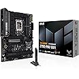 ASUS TUF GAMING Z790-PRO WIFI Intel Z790 LGA 1700 Motherboard, ATX DDR5, PCIe 5.0, 4 M.2 Slots, Intel 2.5GB Ethernet, Wi-Fi 6E, HDMI, DP, USB Type-C, Thunderbolt 4, AEMPII, AI Overclocking, Aura Sync