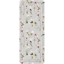 Kleine Wolke Tappetino Doccia/vasca Antiscivolo Garden 36x92 Cm, In PVC Con Stampa Floreale E Ventose, Lavabile A 40°C - 2