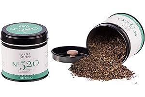 ‎RIMOCO Bio Nane Minze N°520 - getrocknete Minzblätter, frisch, würzig & intensiv, in eleganter Gewürzdose mit doppeltem Aromadeckel, Inhalt: 30g