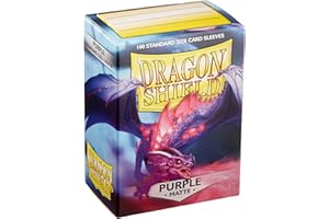 Dragon Shield 11009 Matte Purple Standard Sleeves (100 Sleeves)