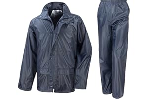 wetplay 2 Piece Motorcycle Waterproof Jacket and Trousers Set for Adult Unisex