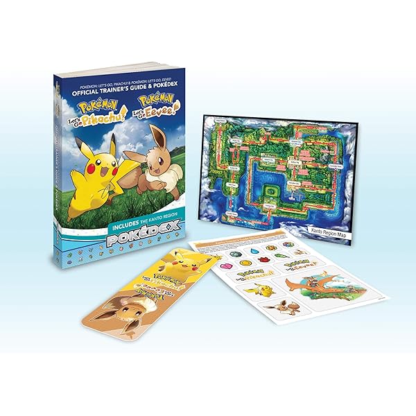 Pokemon Let S Go Pikachu Pokemon Let S Go Eevee Official Trainer S Guide Pokedex By Pokemon Company International Amazon Ae
