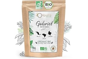 ORIGEENS CAFFE in GRANI BIO 1kg | Grani di Caffè Biologici Arabica | Torrefazione Artigianale | Gabriel