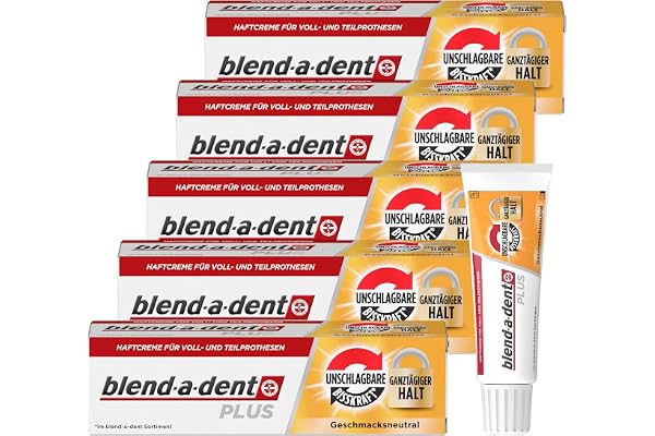 Blend-a-dent Lot de 6 tubes de crème fixative Duo Kraft 6 x 40 g