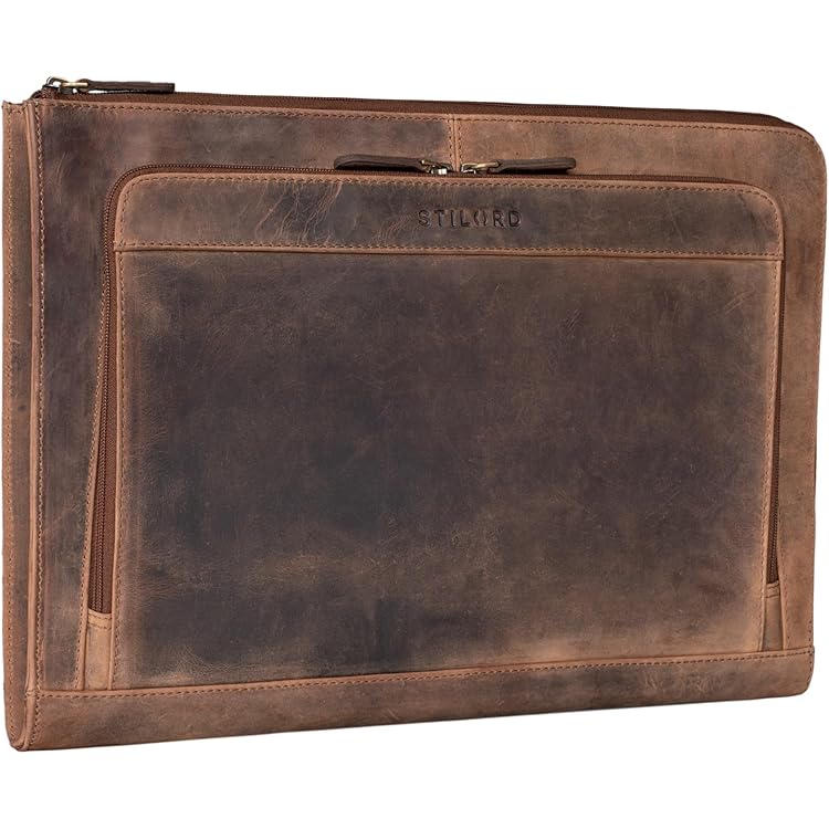 STILORD Jupiter Laptop Sleeve 17 Inch Leather Laptop Bag 15.6 Inch - View #5
