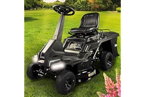 BRAST® Benzin Rasentraktor Aufsitzmäher | 5,15kW(7PS) | Elektrostart | XXL Schnittbreite 61cm | TÜV geprüft | Variable Geschwindigkeit | 150L Fangkorb | für mittlere bis große Rasenflächen