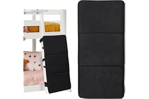 Teodute Kinder-Etagenbett-Leiterabdeckung: Etagenbett-Leiter-Verriegelung – Etagenbett-Leiterpolster, um zu verhindern, DASS Kinder auf Leitern Klettern Schwarz