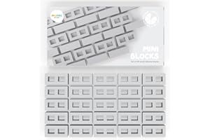 Inspire My Play 25 x Mini Silicone Building Blocks for Sensory Play and Messy Play - Construction Sensory Bin Filler - Creativity for Kids Sensory Bin