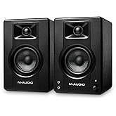 M-AUDIO BX3 - 3.5" St&uuml;dyo Monit&ouml;rleri, HD PC Hoparl&ouml;rleri, M&uuml;zik Prod&uuml;ksiyon Yazılımı ile Kayıt ve Multimedya i&ccedil;in, 120W, &Ccedil;if