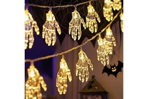 XVZ Halloween ljusslinga batteri, 3 m 20 LED halloween dekoration med timer