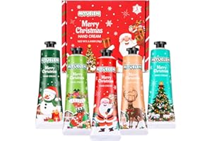 LUSTWIETA Hand Cream, 5x 30ml Christmas Hand Cream Gift Set, Hand Foot Day Night Cream Moisturizer, Deeply Hydrating, Small Gifts for Women, Christmas & Birthday Gifts (A, onesize)