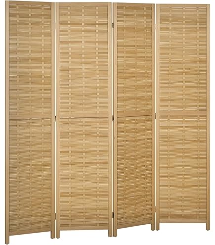 vidaXL Kamerscherm met 3 panelen 150x180 cm crèmewit - Scheidingswand