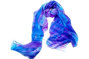 MILLIE & BOO 100% czysty jedwabny szalik szaliki damskie szal chusta ręcznie malowany jedwabny szalik