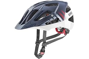 ‎UVEX uvex quatro cc - bezpieczny kask mtb dla kobiet i mężczyzn - indywidualne dopasowanie - regulowany daszek