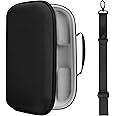 Geekria Shield Speaker Case Compatible with Soundcore Motion X600 Case Cover, Replacement Hard Shell Portable Speaker Protective Carrying Bag (Black)
