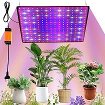 LED Pflanzenlampe Vollspektrum 225 LEDs - 1000W Äquivalent, Wachstumslicht Für Gemüse & Blumen, Mit Aufhängehaken