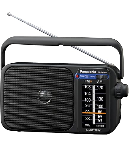 Panasonic RF-3500E9-K Taşınabilir radyo (Analog-Tuner (UKW/MW/LW