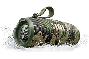 JBL Charge 6, tragbarer Bluetooth-Lautsprecher, 28 Stunden Akkulaufzeit, IP68 wasserdicht, Staub- und stoßfest, JBL Pro Sound mit AI Sound Boost, Auracast Multi-Speaker, Squad