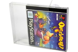 STEELBOOK CENTRAL GP1 PS1 Game Box Protector 0.4mm PET Plastic Display Case For Playstation 1 (Pack of 10)