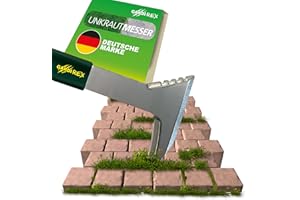 ‎GARDI REX Gardi REX Fugenkratzer für Unkraut – Ersatzkopf für unsere Fugenbürste mit Click-System – Unkraut Kratzer für Fugen mit Edelstahlklinge – Unkrautmesser Fugenmesser für Unkraut, Moos, oder Gras