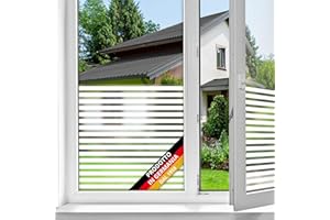 d-c-fix Pellicola adesiva per vetri finestre privacy Linia adesivo statico oscurante opaca decorative impermeabile per cucina, casa, ufficio, bagno, doccia carta 45 cm x 1,5 m