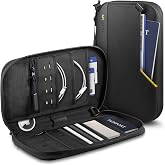 Spigen Klasden RFID Korumalı Pasaport C&uuml;zdanı/&Ccedil;ok Ama&ccedil;lı Seyahat Organizer Pasaport &Ccedil;antası Siyah - AFA07574 (Spigen TR Garan