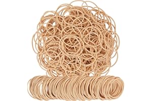 AOUOU Élastiques en caoutchouc de 60 mm - Poids net : 190 g - Beige - Fournitures de bureau