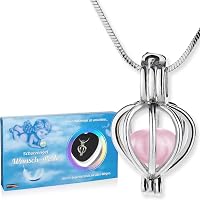 Perle De Noël Surprise Dans Un Vrai Coquillage – Collier Argent Pendentif Flocon De Neige – Cadeau Unique Et Symbolique