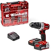 Einhell Akku-Schlagbohrschrauber TE-CD 18/2 Li-i +64 (2x2,0Ah) Power X-Change (Li-Ion, 18 V, 44 Nm, 2-Gang-Getriebe, inkl. 2x