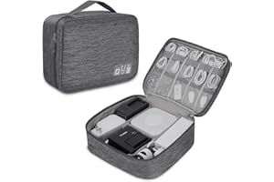 XINGXINRONG Sac Électronique Multifonctionnel Sac Câble Portable Étanche Pochette Rangement Accessoires Sacoche Organisateur Universelle pour Clé USB, Carte mémoire, Chargeur, Power Bank,1 Paquet