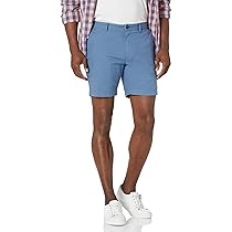 Pantaloncini Uomo Oxford Elasticizzati | Vestibilità Slim, 28 Cm Interno Gamba, Cotone Comodo - Foto 5