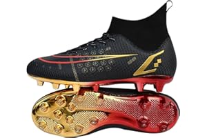 Kmrlofiy Botas de Fútbol Hombre Zapatillas De Fútbol Profesionales Spike Aire Libre Zapatos de Fútbol Atletismo Training Calzado de Fútbol Hombre Niños