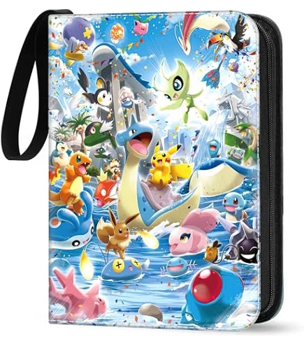 Karten-Sammelalbum Mit Reißverschluss – 50 Seiten, Platz Für 900 Karten – Wasserdichtes PU-Leder, Robust & Sicher – Seiten Erweiterbar – Kompatibel Mit YuGiOh, MTG, Sportkarten, Minifotos & Spielkarten – Ideal Für Kinder & Sammler