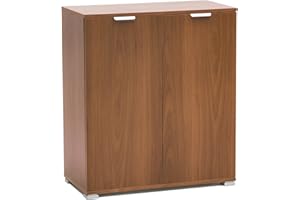 MeMi Me238NOC Armadietto, Legno, Noce, 38x75x85 cm